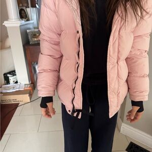 ARITZIA Women's Pink Puffer Jacket